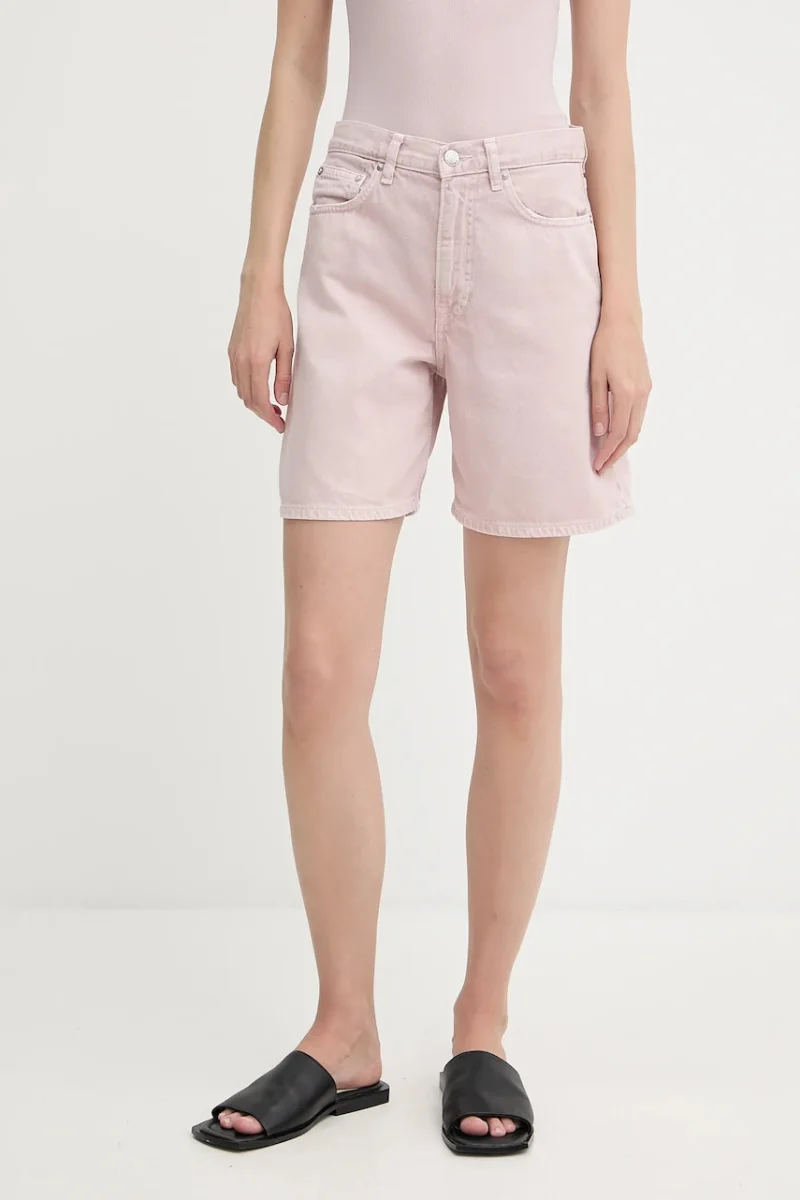 Samsoe Samsoe pantaloni scurți jeans SASHELLY