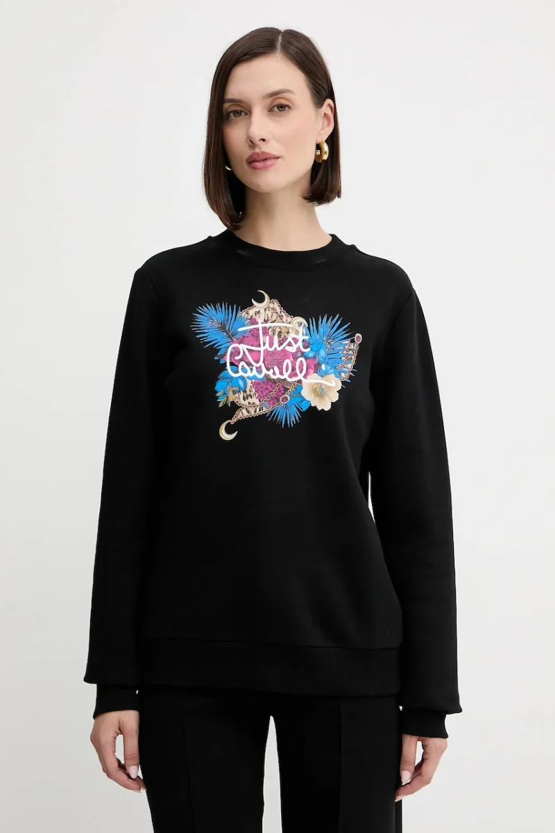 Just Cavalli hanorac de bumbac
