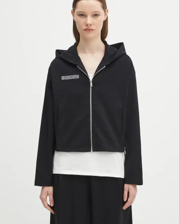 Pangaia bluză DNA Double Jersey Zip Up Hoodie
