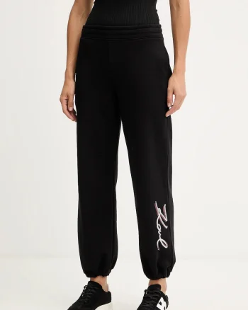 Karl Lagerfeld pantaloni de trening din bumbac