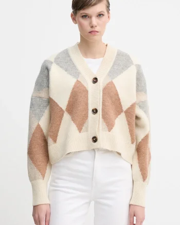 Barbour cardigan din amestec de lână SILVIA