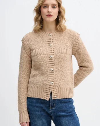 Sisley cardigan din amestec de lână