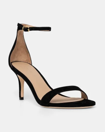 Lauren Ralph Lauren sandale din piele întoarsă Allie Mid
