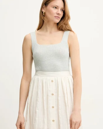 Twinset top din amestec de in