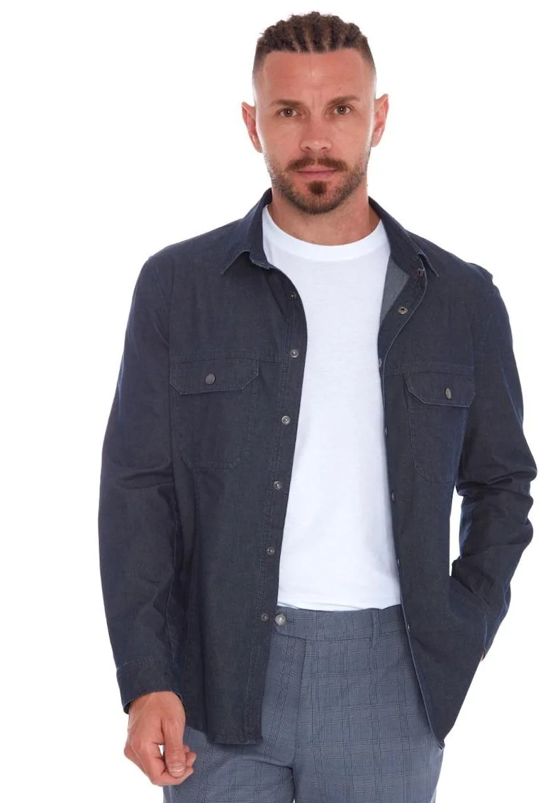 Camasa barbati,  Bluejack Overshirt 5986, Albastru