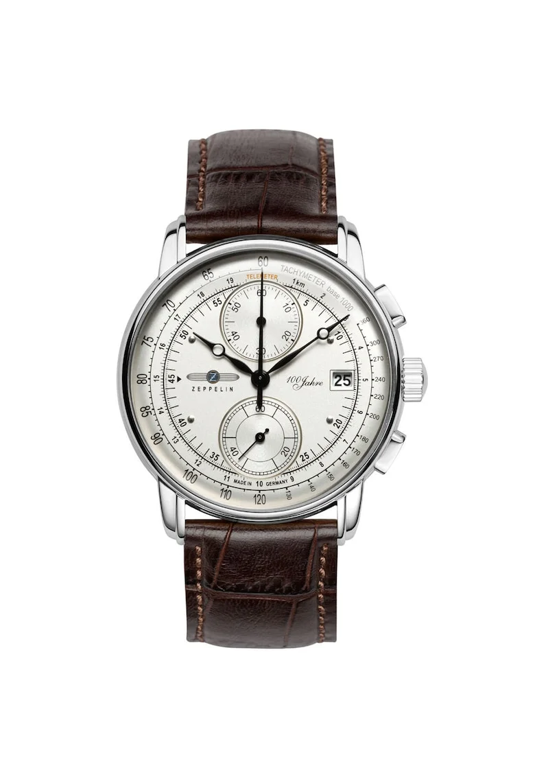 Ceas barbatesc  8670-1, Quartz, 43mm, 5ATM, Argintiu