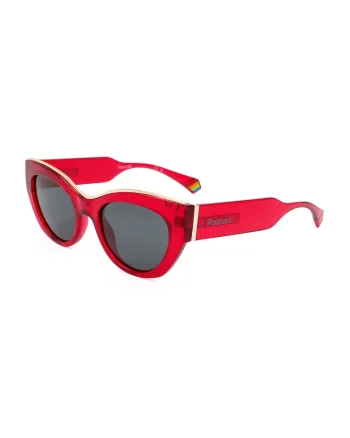 Ochelari de soare cat-eye, Rosu