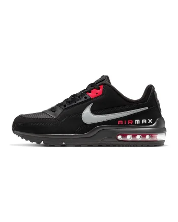 Pantofi sport din material textil si piele Air Max, Negru