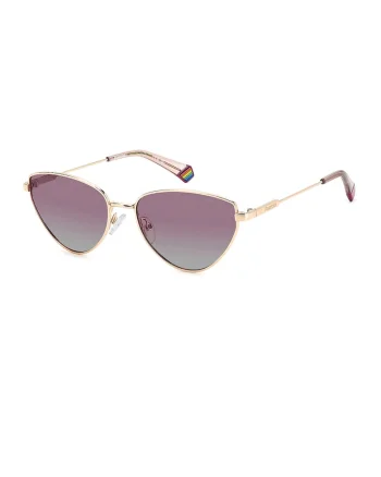 Ochelari de soare cat-eye, Auriu
