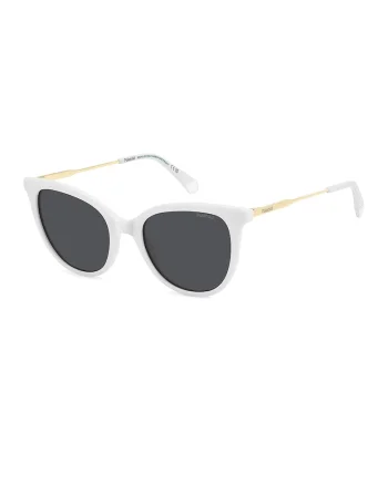 Ochelari de soare cat-eye cu rama metalica