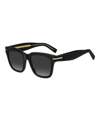 Ochelari de soare patrati cu lentile in degrade, Negru
