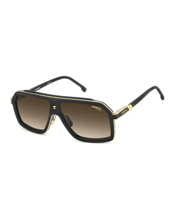 Ochelari de soare aviator cu lentile in degrade, Auriu/Negru