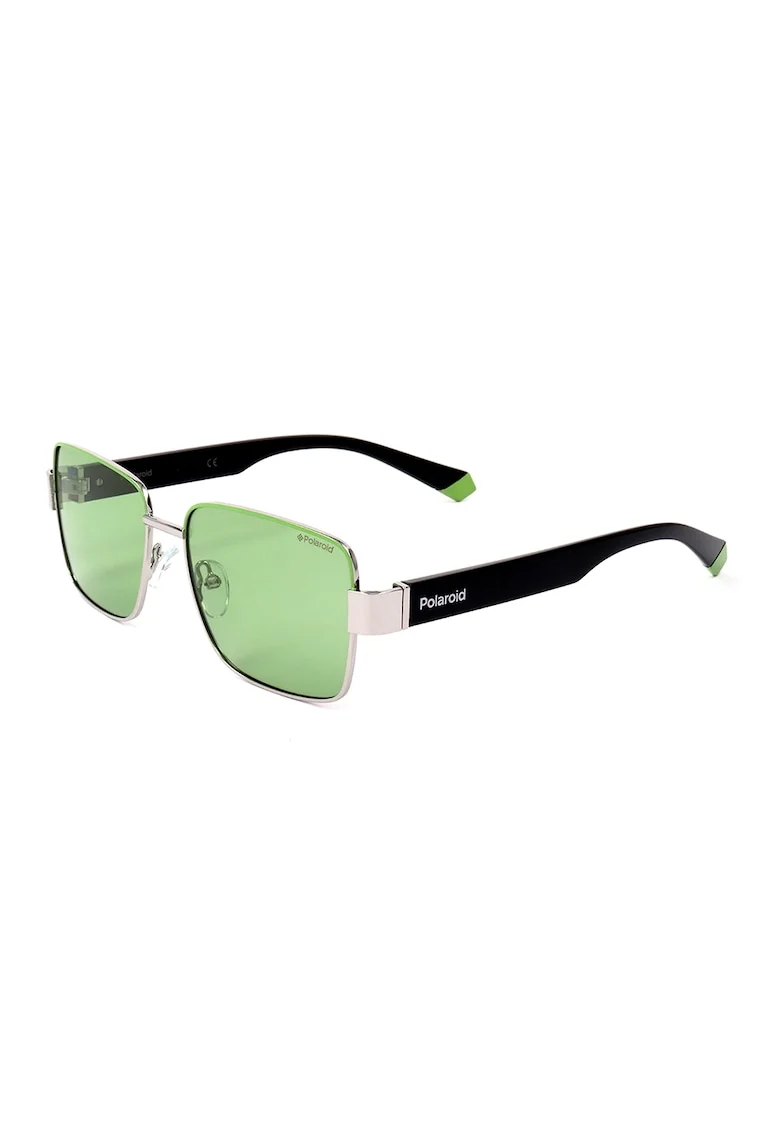 Ochelari de soare dreptunghiulari unisex, Negru