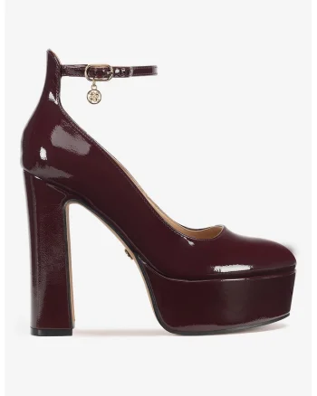 Pantofi dama  5905588931409, Sintetic, Rosu, Rosu