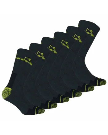 Set de sosete lungi unisex - 6 perechi, Gri antracit