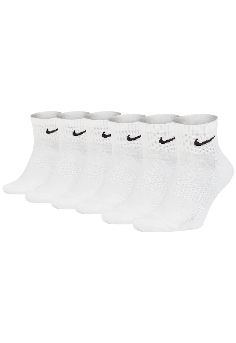 Set de sosete scurte unisex - 6 perechi, Alb