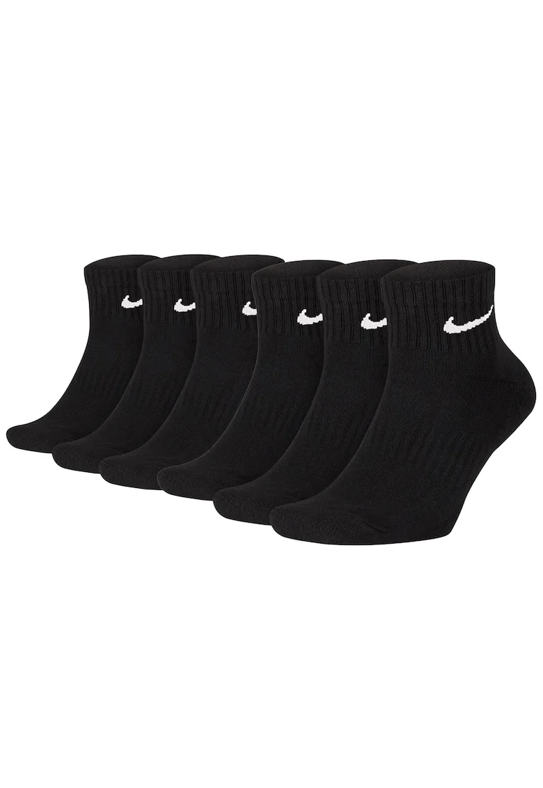 Set de sosete scurte unisex - 6 perechi, Negru