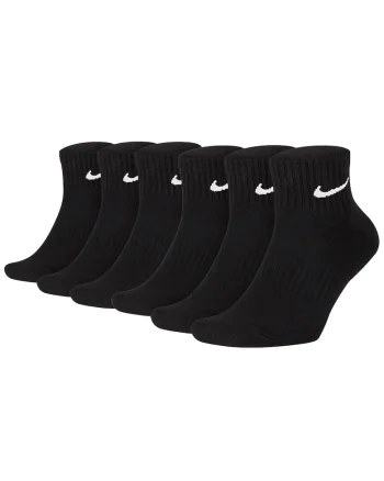 Set de sosete scurte unisex - 6 perechi, Negru
