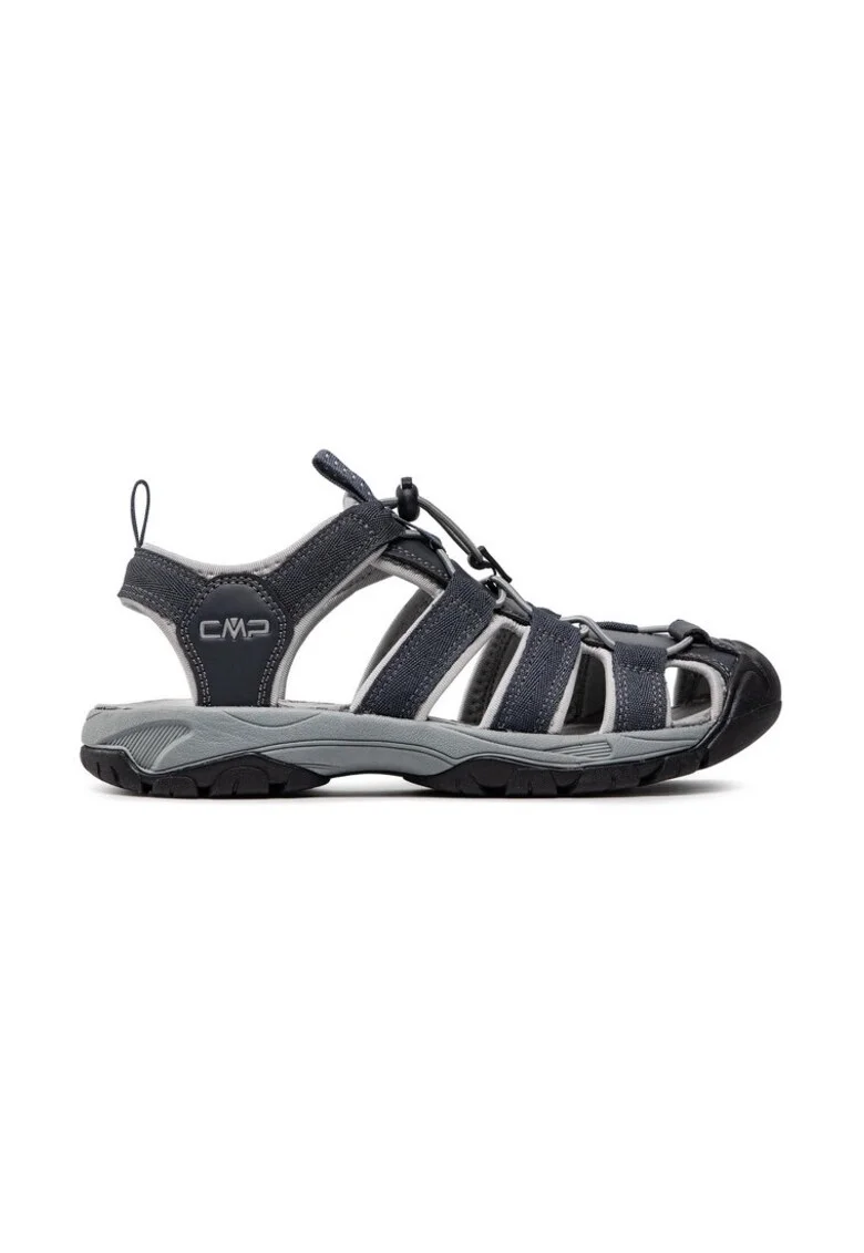 Sandale barbati,  300212, Piele ecologica, Gri