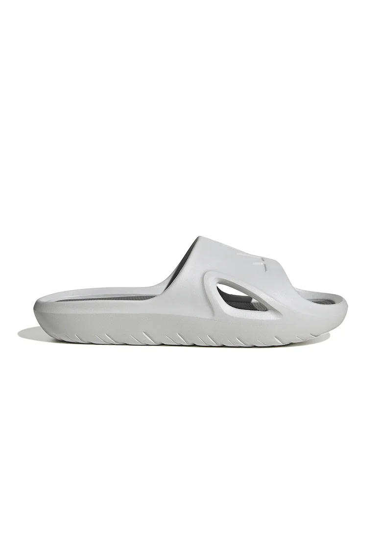 Papuci unisex cu logo Adicane, Gri