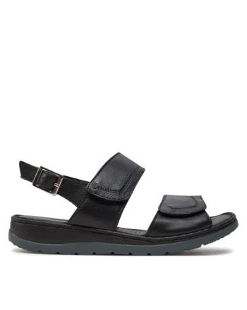 Sandale dama  303664145, Piele naturala, Negru, Negru
