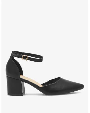 Pantofi dama  5903698052205, Sintetic, Negru, Negru