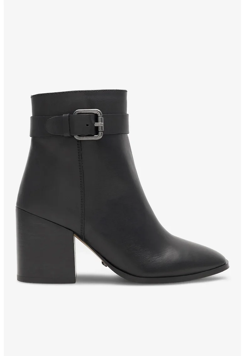 Ghete dama  5905588095842, Piele naturala, Negru, Negru