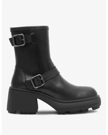 Ghete dama  5905588109495, Piele naturala, Negru, Negru