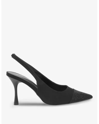 Pantofi dama  5905588180784, Textil, Negru, Negru