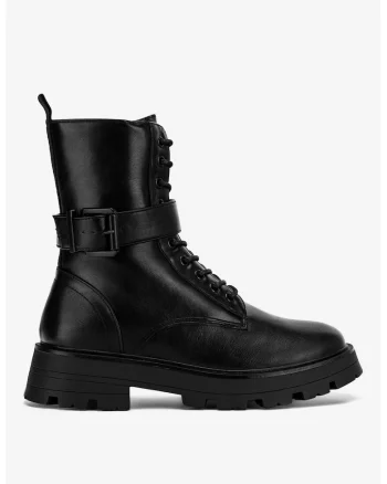 Ghete dama  5905588660170, Sintetic, Negru, Negru