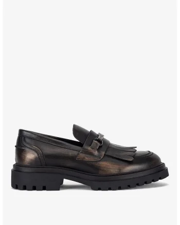 Mocasini dama  5905588818106, Piele naturala, Maro, Maro