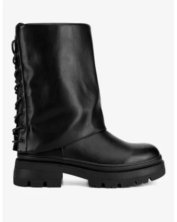 Cizme dama  5905588888406, Sintetic, Negru, Negru