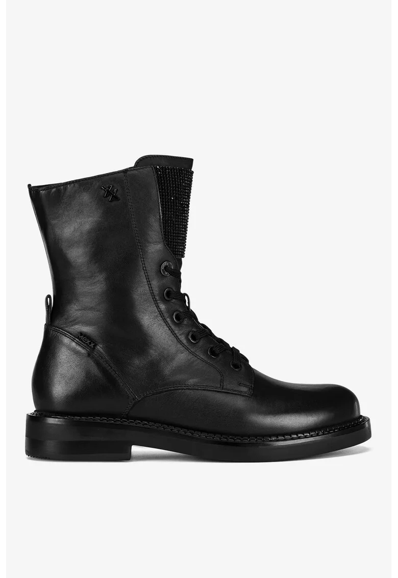 Ghete dama  5905588997047, Piele naturala, Negru, Negru
