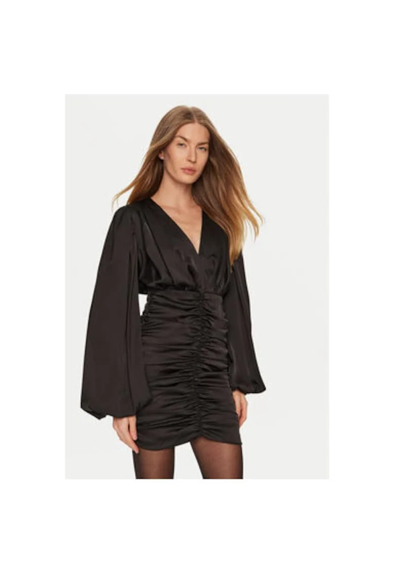 Rochie Dama,  304886737, Poliester, Negru, Negru