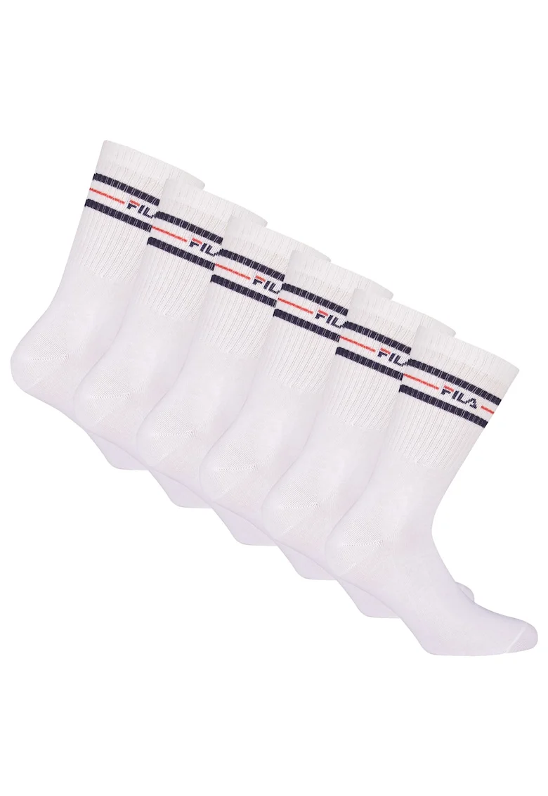Set de sosete lungi unisex cu logo - 6 perechi