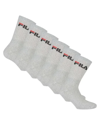 Set de sosete lungi unisex cu imprimeu logo - 6 perechi