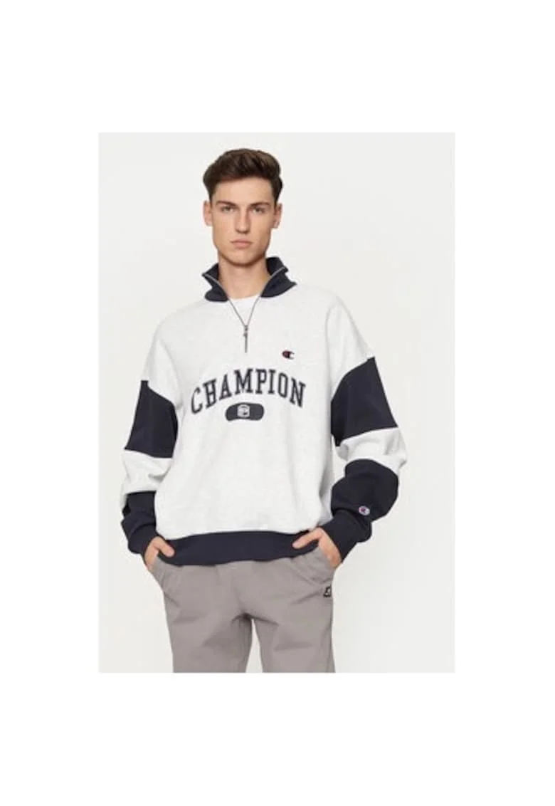 Bluza barbati,  304700163, Bumbac, Gri, Gri