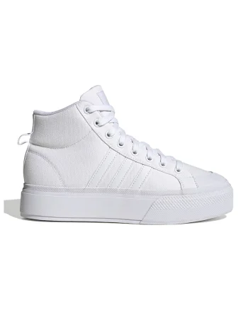 Pantofi sport mid-high cu talpa flatform Bravada 2.0, Alb optic