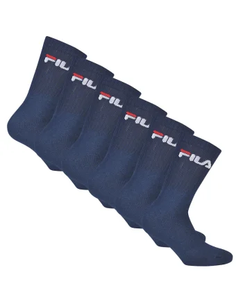 Set de sosete lungi unisex cu imprimeu logo - 6 perechi
