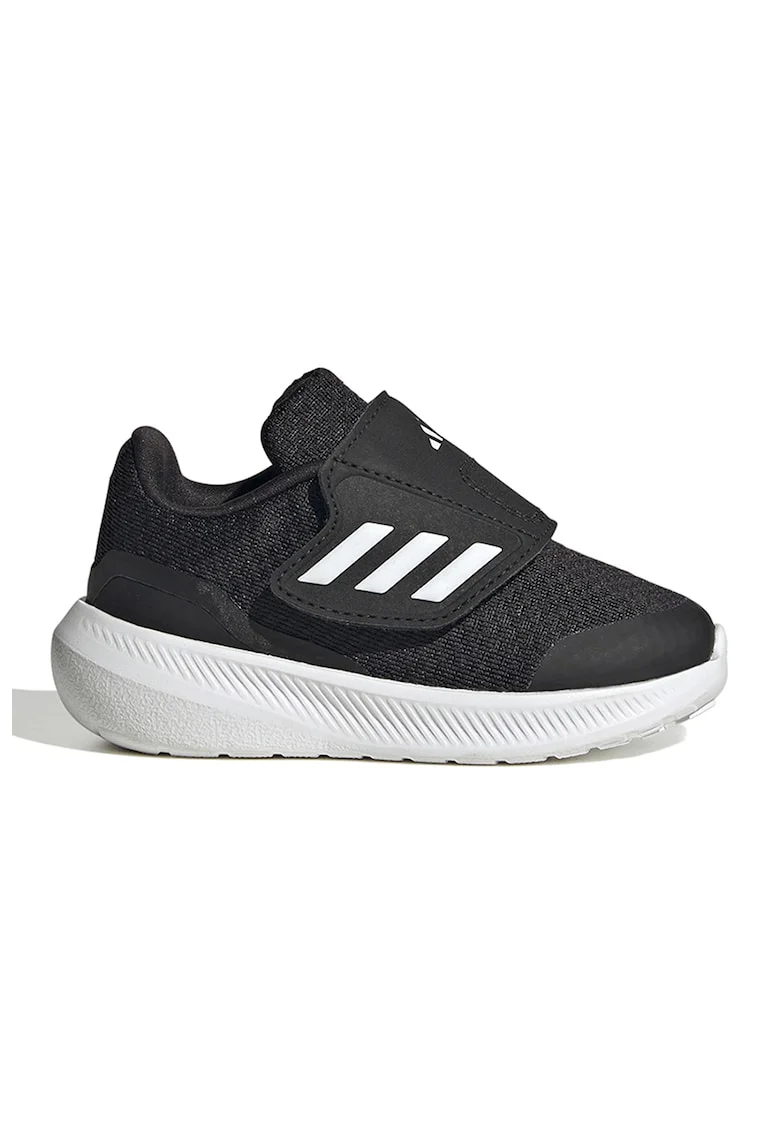 Pantofi sport cu velcro Runfalcon 3.0, Negru/Alb optic