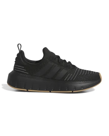 Pantofi sport cu insertii de plasa Swift Run, Negru