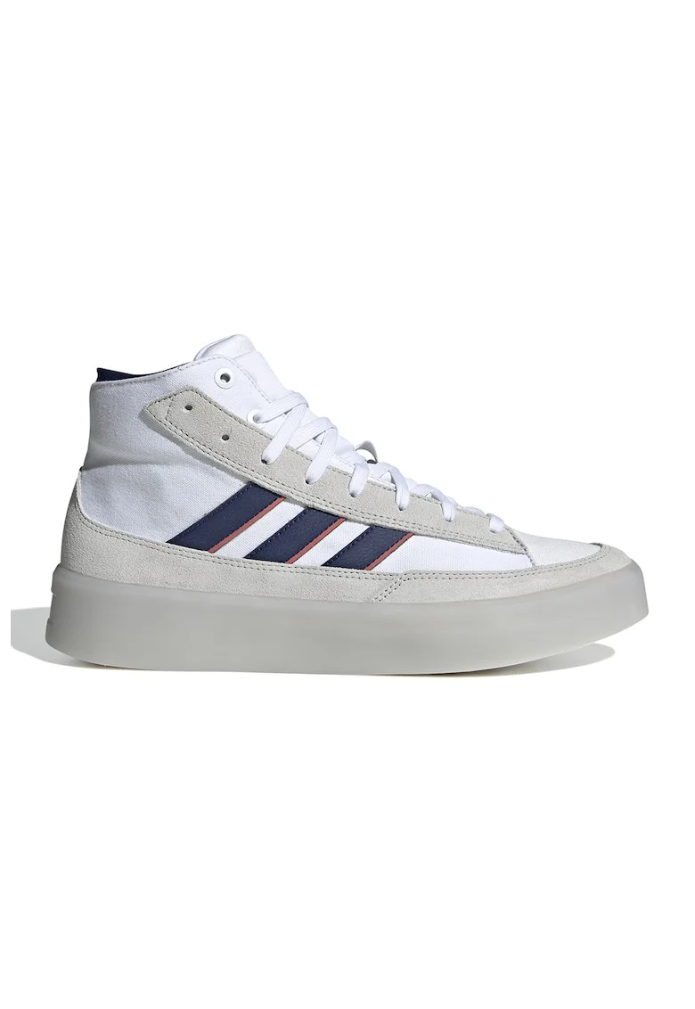 Pantofi sport inalti Znsored, Alb/Gri deschis/Bleumarin