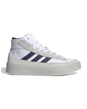 Pantofi sport inalti Znsored, Alb/Gri deschis/Bleumarin