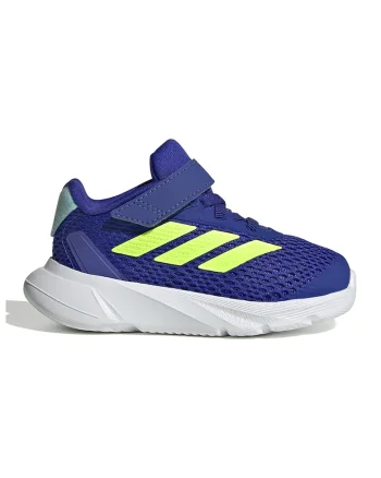 Pantofi sport cu insertii de plasa Duramo, Albastru royal/Verde lime