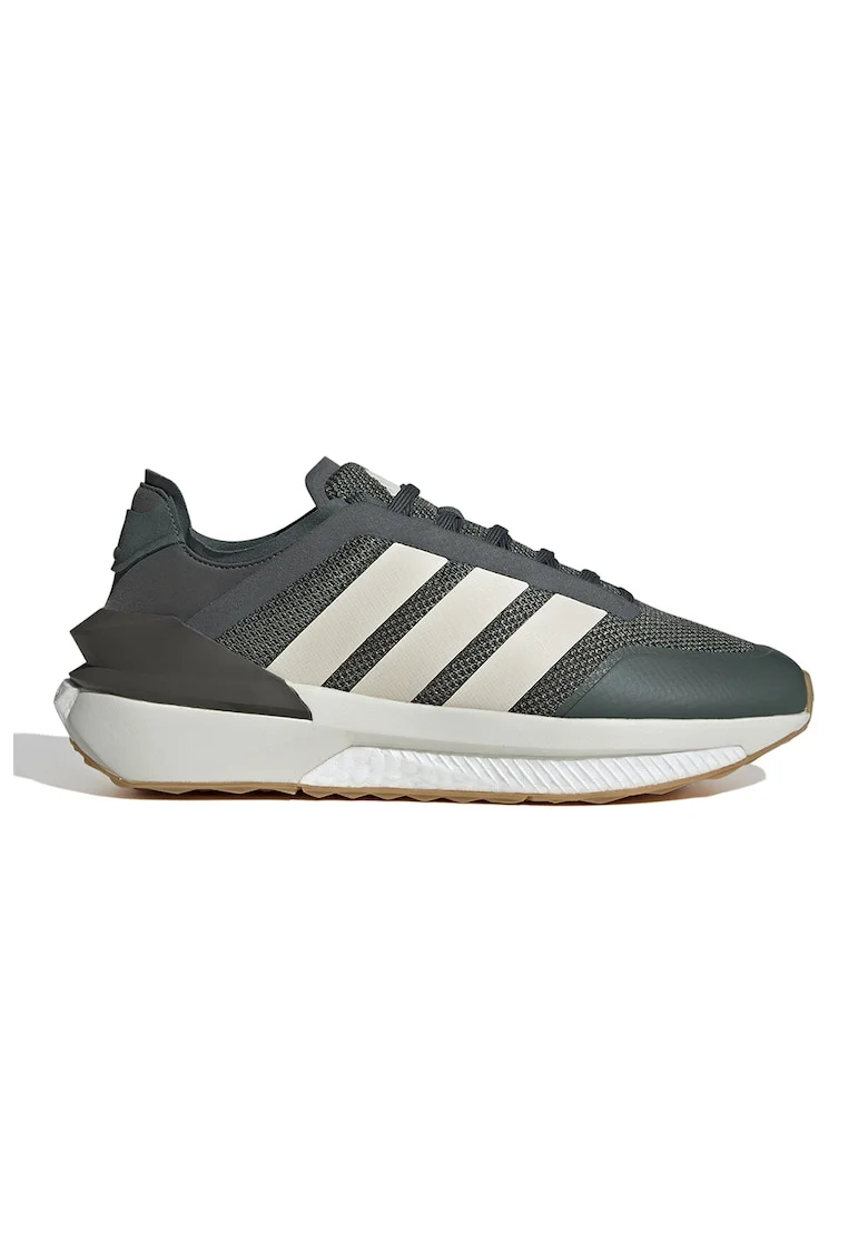 Pantofi sport cu insertii de plasa Avryn, Gri inchis