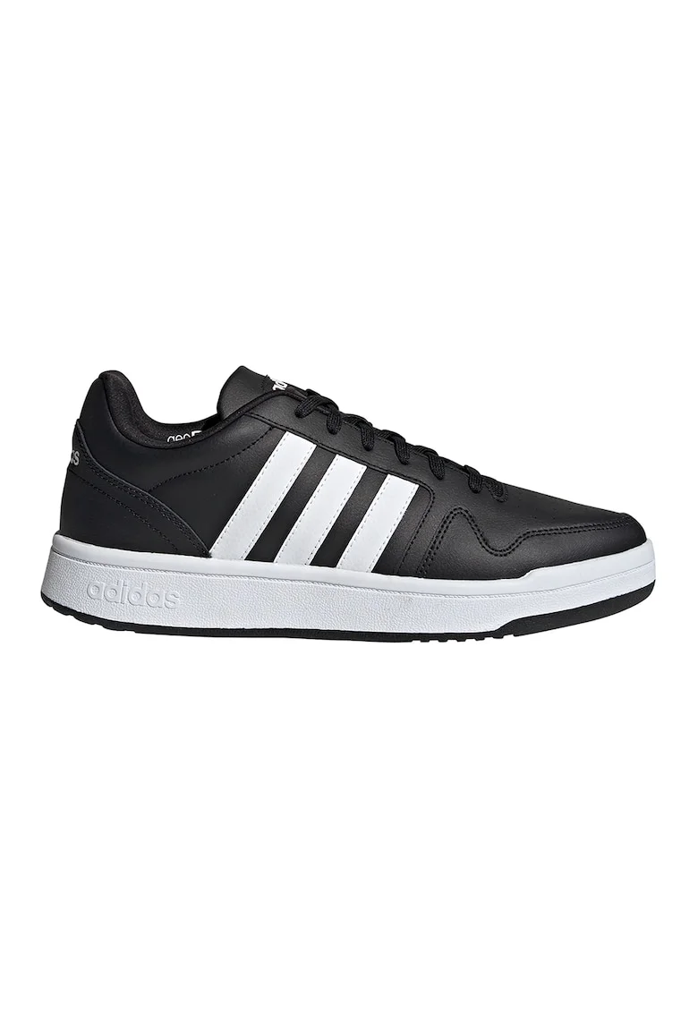 Pantofi sport din piele Postmove, Alb/Negru