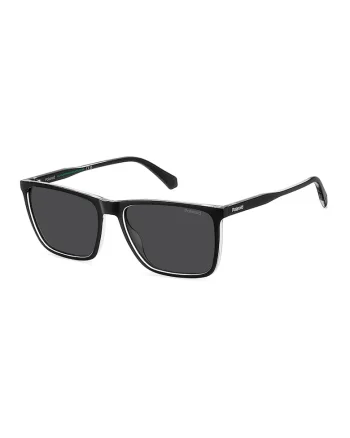 Ochelari de soare cu logo, Negru
