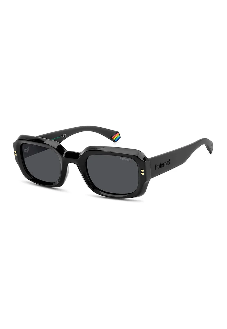 Ochelari de soare unisex cu lentile polarizate, Auriu/Negru