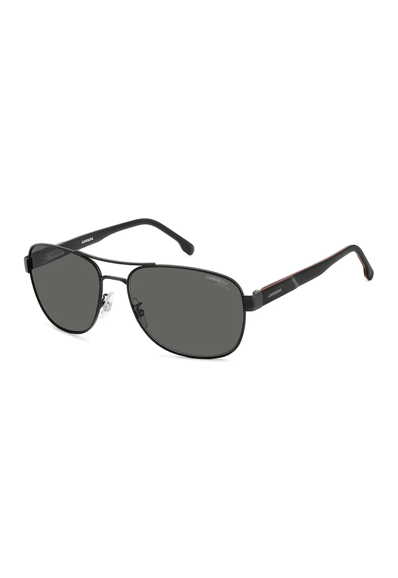 Ochelari de soare aviator cu logo, Negru
