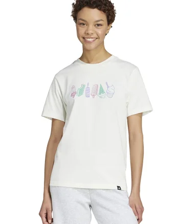 Tricou din bumbac cu decolteu la baza gatului si logo, Verde/Alb murdar